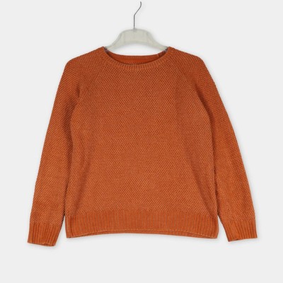 Twothirds Pullover Damen Gr. XS Orange 100% Bio-Baumwolle Strickpullover Casual