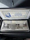 2000 .999 Fine Silver $100 Dollar Bill 4oz w/ COA and case