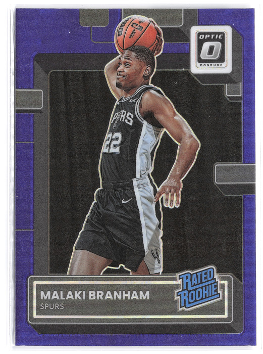 2022-23 Panini Optic Purple #222 Malaki Branham