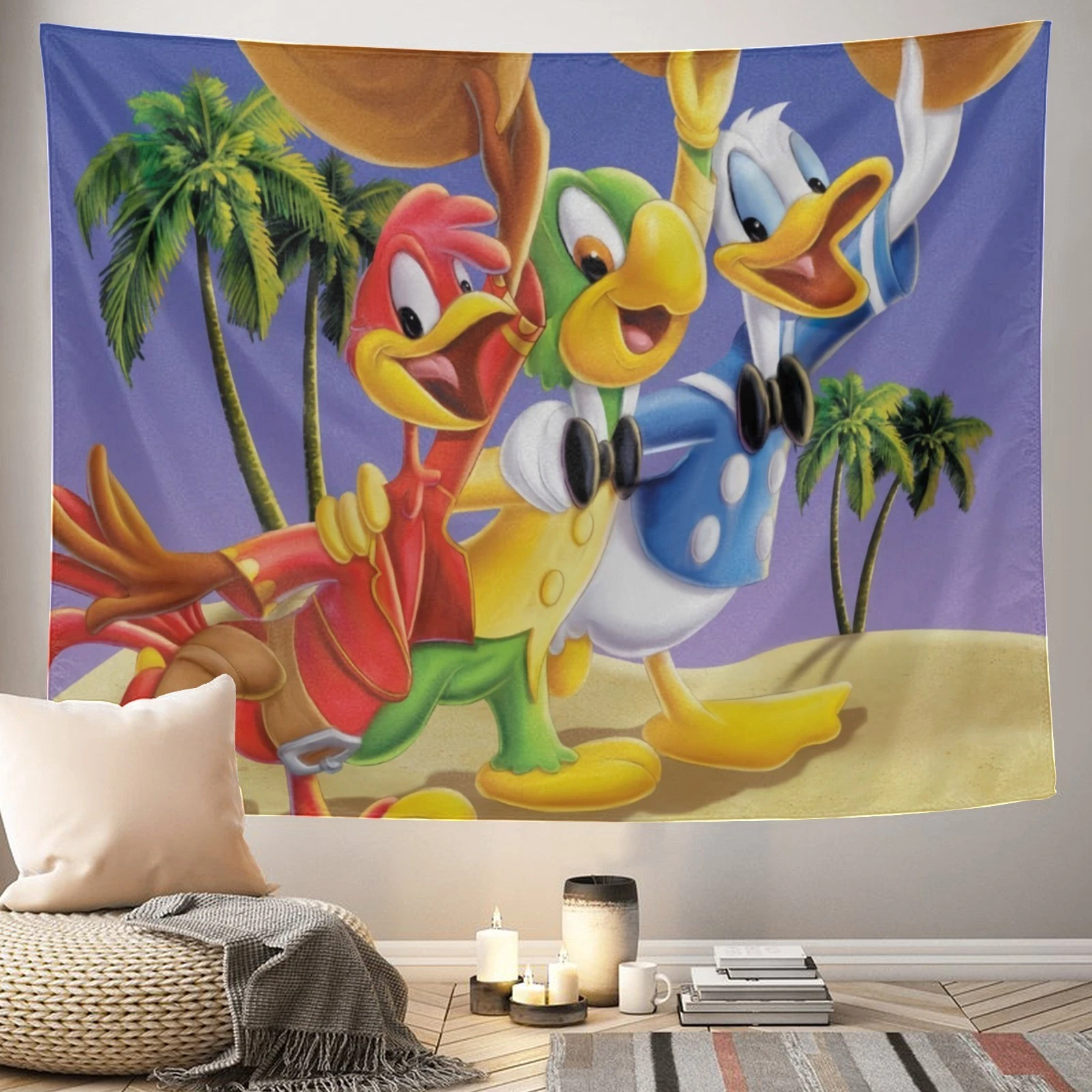 The Three Caballeros Tapestry Wall Decor for Bedroom Dorm
