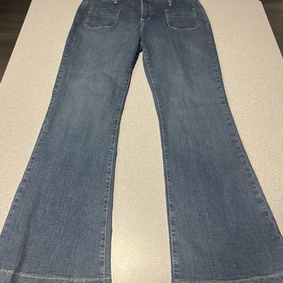 Blue  Not Your Daughters Jeans  low-rise flare jeans. Good condition