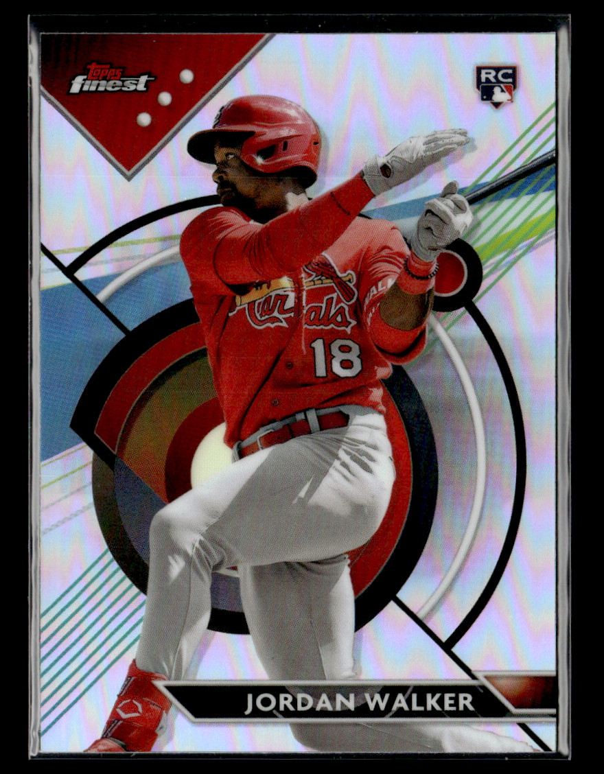 Jordan Walker 2023 Topps Finest RC Refractor #60
