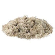 3.5oz Fake Preserved Reindeer Moss, Cream