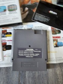 Rambo NES CIB, 1988, Nintendo, Vintage Rare ,insert And Paper Tested💥