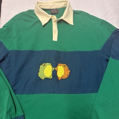 Abi Toads Steady Hands Shirt Mens Size 2XL Longsleeve Polo Screen Print