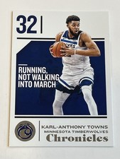 2018-19 Panini Chronicles Basketball #54 - Karl-Anthony Towns - Timberwolves