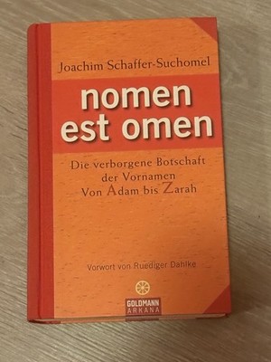 Nomen est omen von Joachim Schaffer - Buch (Gebundene Ausgabe) Top Zustand