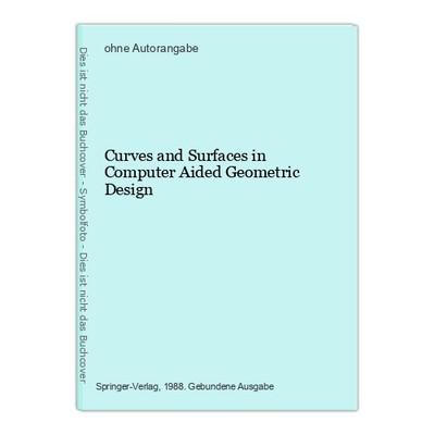 Curves and Surfaces in Computer Aided Geometric Design