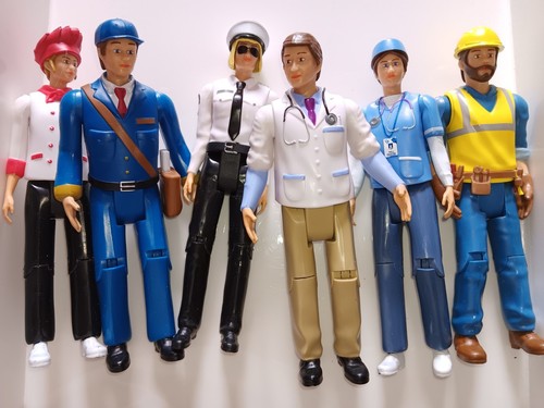 Beverly Hills Puppensammlung Sweet Li’l Familie Gemeindearbeiter 6 Stück