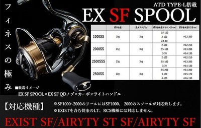 SLP WORKS Daiwa EX SF Spool 2500SSS Spinning Reel Spool SLPW | eBay