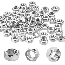 Hex Nuts M5-0.8 Stainless Steel 304 High Strength Fastener Hardware 100 PCS