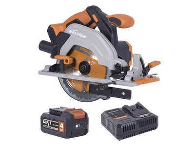 Evolution R165CCS-Li Externe Scie Circulaire 18V 1 X 4.0Ah LI-ION EVLR165CCS4