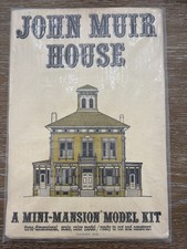 John Muir House Paper Model Kit New D6