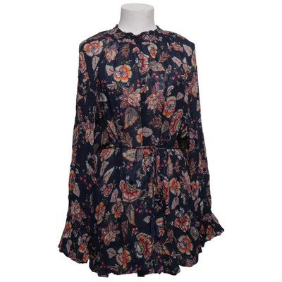 Monsoon, Kleid, Größe: 48, Blau/Mehrfarbig, Viskose, Blumen, Damen #Y5g
