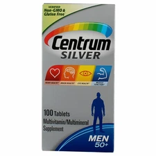 Centrum Silver Men 50+ Multivitamins Tablets, 100 Ct