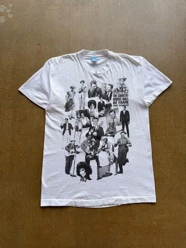 90s The Country Music Hall of Fame All Over Print AOP Jo 1990s vintage concert t-shirt, vintage, single stitch, B+ condition