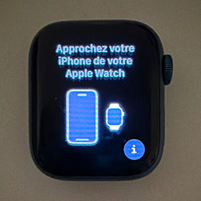 Apple Watch Series 7 41mm Blue Aluminium Case Blue Silicone Band GPS 32GB