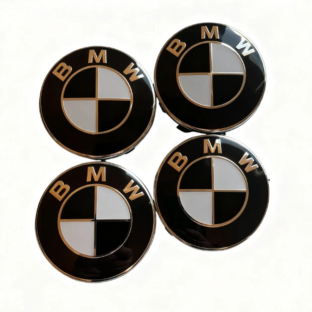 Set of 4 For BMW 56mm Wheel Center Hub Caps Logo Badge Emblem Rim Hubcaps Emblem - Image 4 of 4