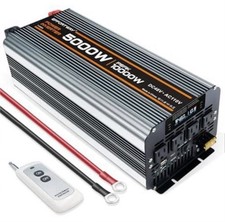 48V DC to 110V/120V AC power inverter Includes LCD display, wireless controller