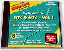 Karaoke - Sing The Best Of The 50's  60's - Volume 1