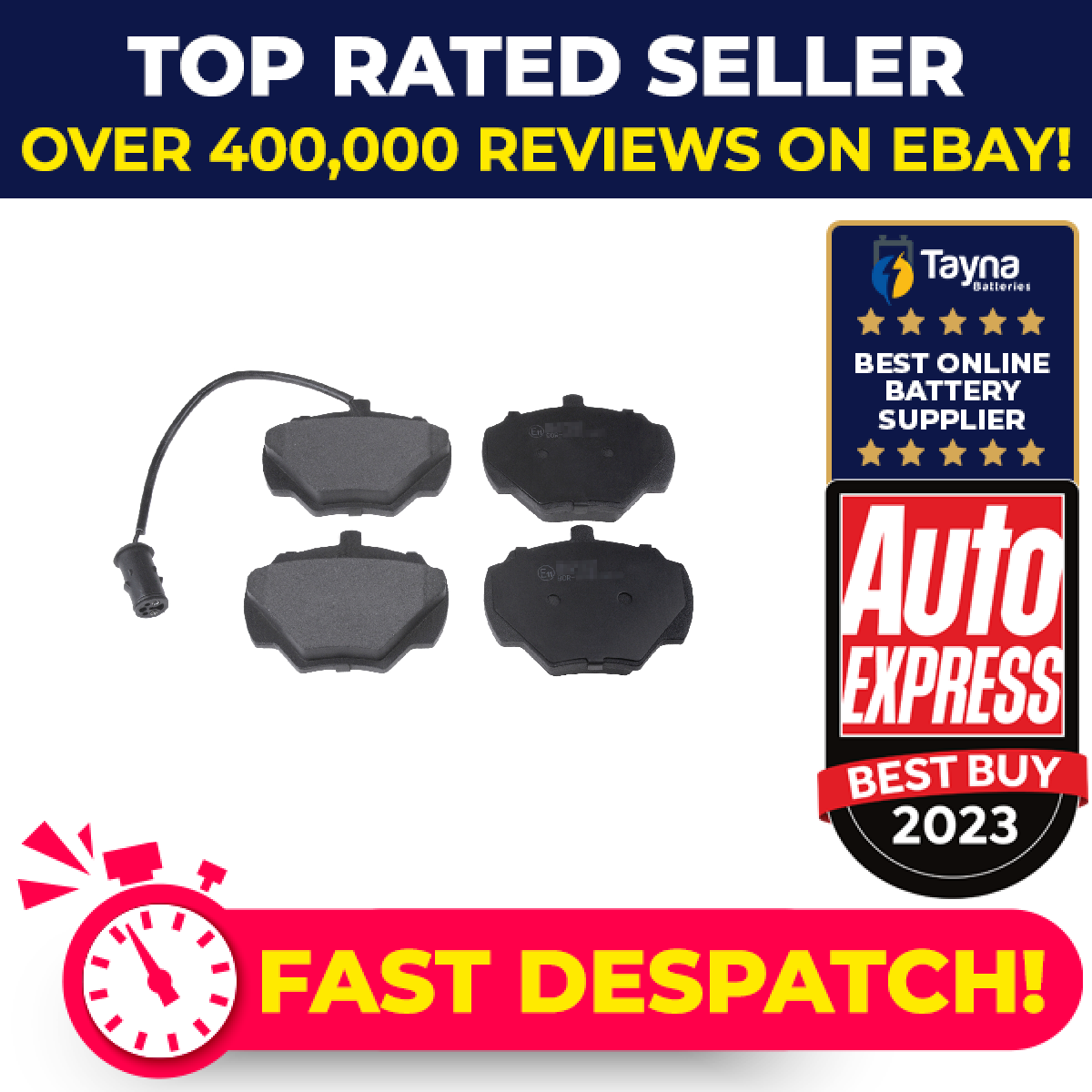Brake Pads Set fits RANGE ROVER VOGUE 3.9 Rear 88 to 94 LR032954 RTC4519 RTC5762