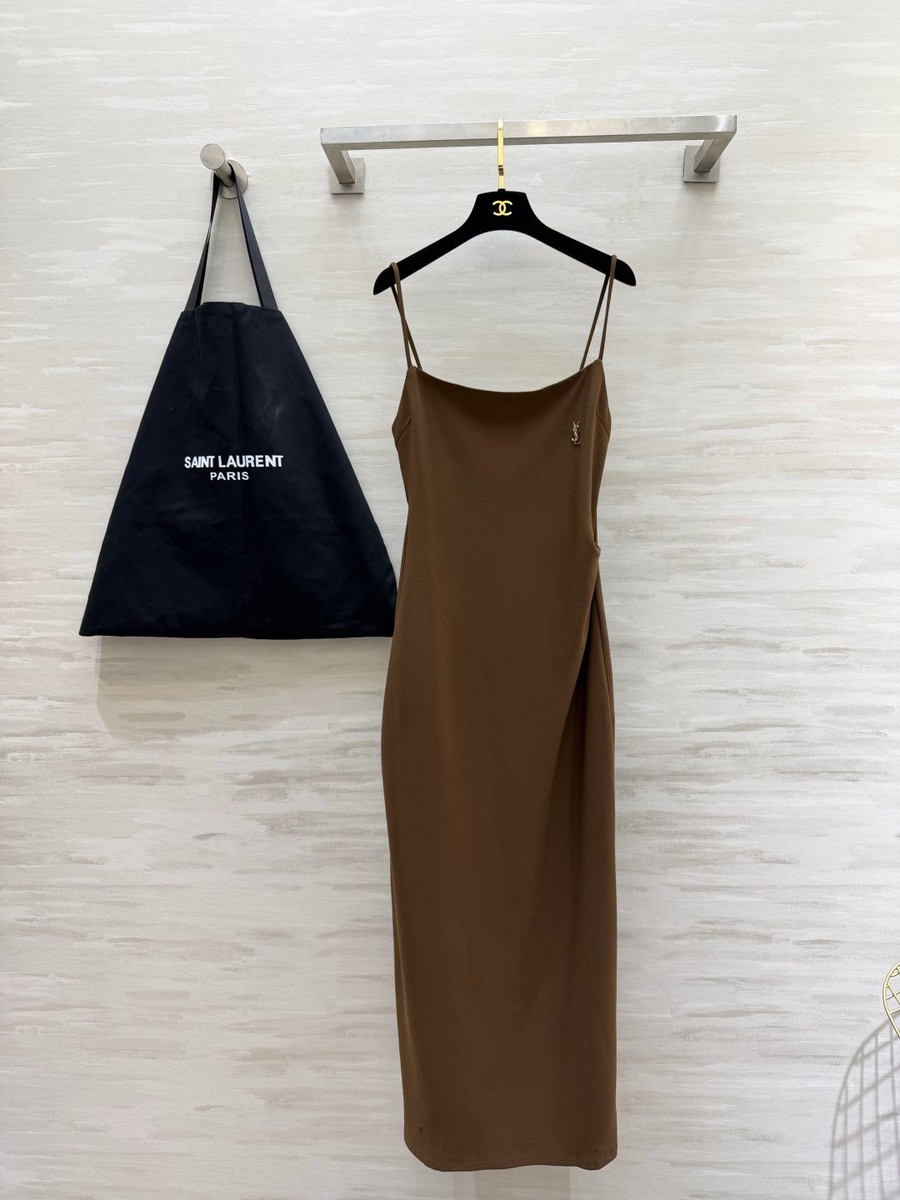 YSL Classic, Elegant, and Versatile Spaghetti-Strap Maxi Dress Size M YSL Classic, Elegant, and Versatile Spaghetti-Strap Maxi Dress Size M