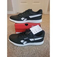 Reebok Court Advance Kids Size 5 Black White Gum Tennis Sneakers New In Box