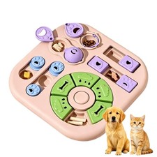 Interactive Cat Puzzle Toy & Treat Dispenser - Maze Slow Feeder for Small, Me...