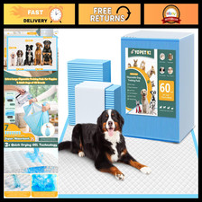 60 Count Extra Large Dog Pee Pads 28" x 34" - Super Absorbent, Quick Dry, Leak-P