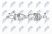 Nty Antriebswelle NPW-HY-624 FüR Hyundai Santa FÉ 3 Dm Dma Crdi 4WD Allrad Kia 2