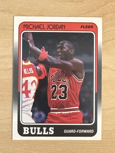 1988 Fleer Basketball Michael Jordan #17 NM