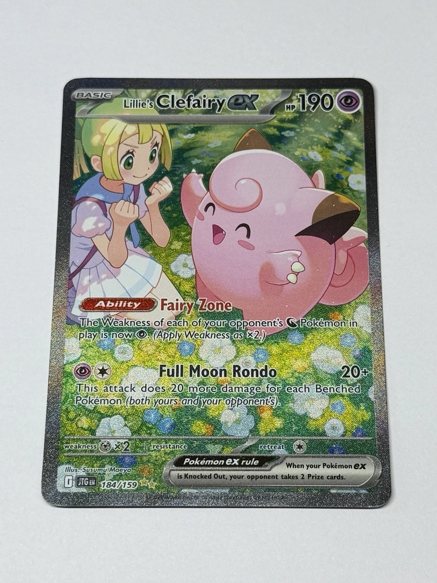 Lillie's Clefairy Ex Pokémon TCG Cards for sale | eBay