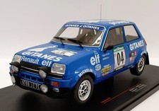 IXO Models Renault R5 Alpine Team Elf Gitanes N 04 Rally Bandama 1978 Jean Ragnotti Jean Marc Andrie 1:18 18RMC043A