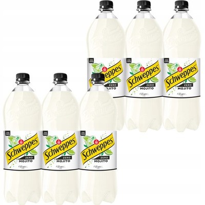  Schweppes Mojito Zero Napój gazowany 1,35 l x 6 sztuk ZESTAWY