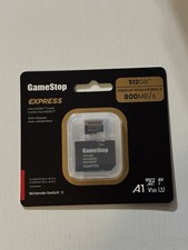 Nintendo Switch 2 GameStop 512GB Express Micro SD Card for Switch 2 BRAND NEW