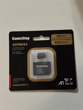 Nintendo Switch 2 GameStop 512GB Express Micro SD Card for Switch 2 BRAND NEW