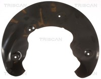 Vorderachse Rechts Triscan 8125 29110 Spritzblech, Bremsscheibe FüR Audi