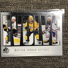 2023-24 UD SP Authentic Evolve Mattias Ekholm