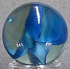 Vintage Vitro Hybrid Cat's Eye Marble .62 Inches Near-Mint Condition