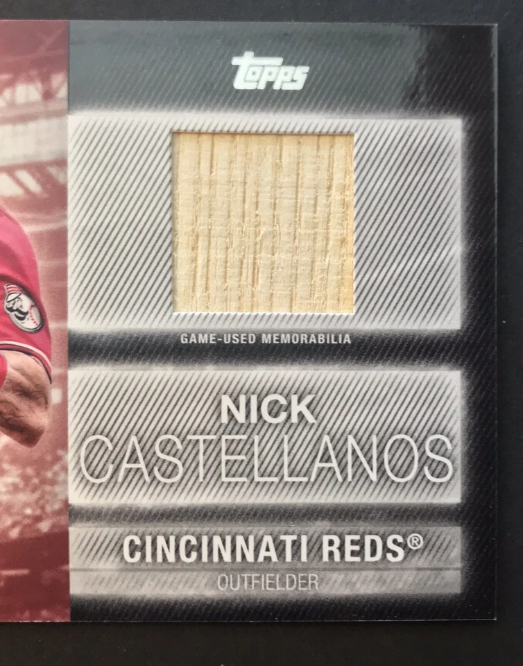 2020 Series 2 Major League Material Relic Black #MLM-NC Nick Castellanos 10/199 - Image 4 of 4