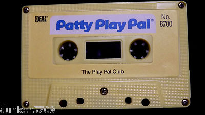 PATTY PLAY PAL DOLL AUDIO CASSETTE TAPE THE PLAY PAL CLUB 1987 WORKS