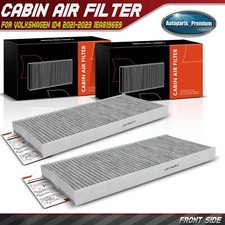 2x Cabin Air Filter for Volkswagen ID.4 2021-2023 BATTERY EV (EV/BEV) 1EA819669