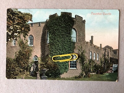 Taunton Castle Außen Gartenansicht 1910