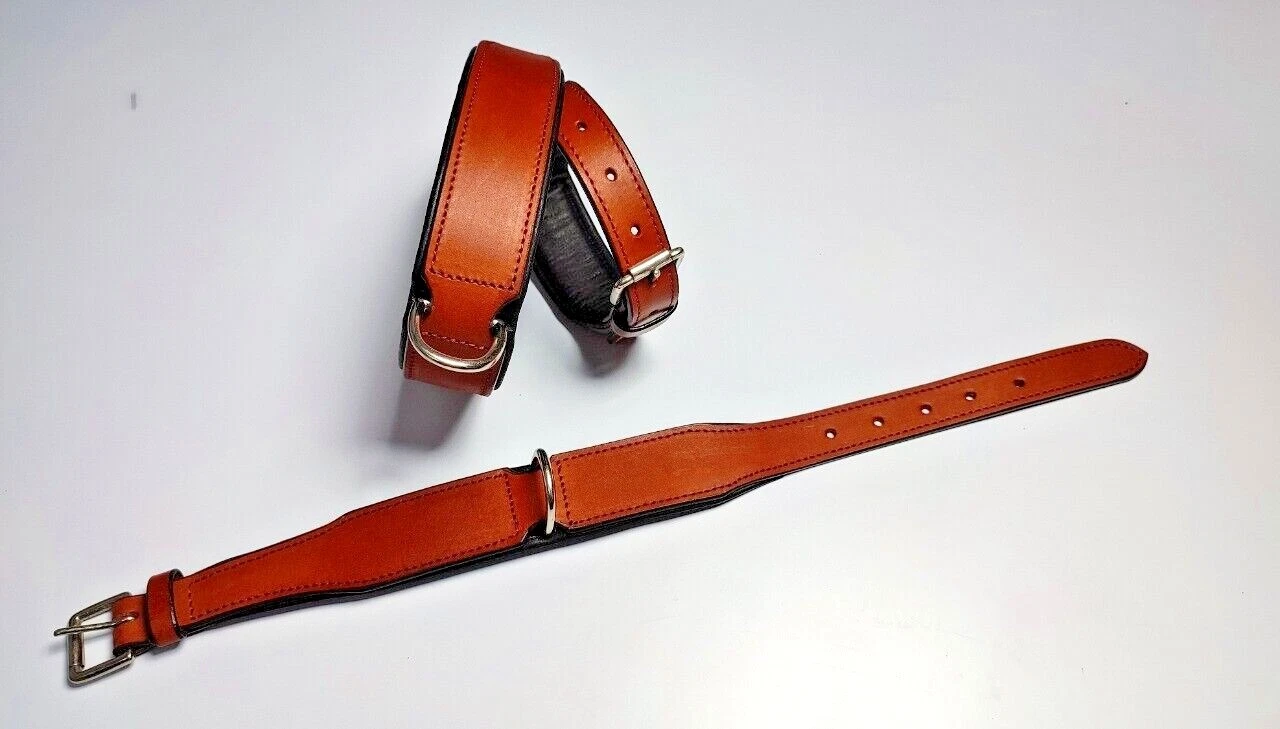 Shwaan |Leather Dog Collar|Soft Padded |for all breed Dog Pet collar Gift
Opens in a new window or t