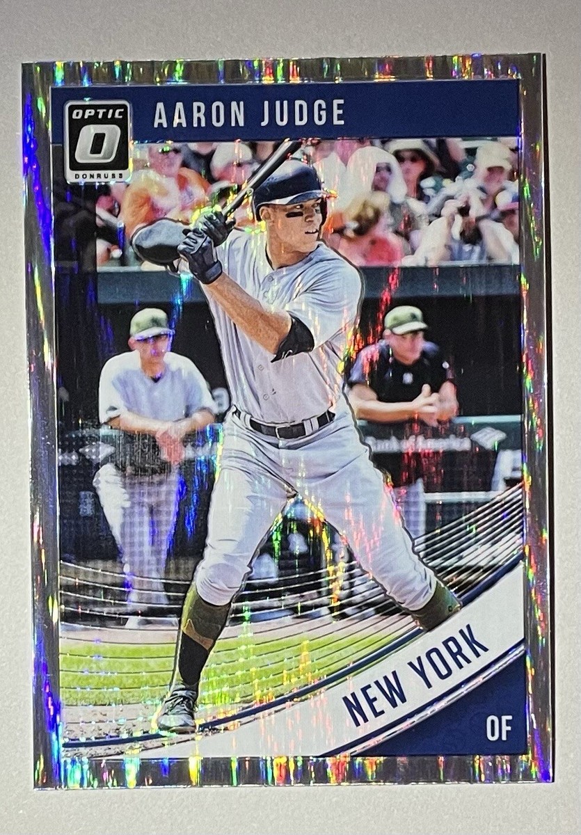 2018 Donruss Optic, Aaron Judge, Shock Prizm, Variation SP