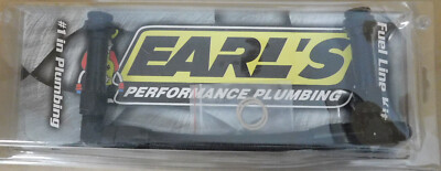 Earls AT101295ERL Billet Pro_lite Swivel-Seal Fuel Line, 4150 Carbs, 7/8-20,-6AN