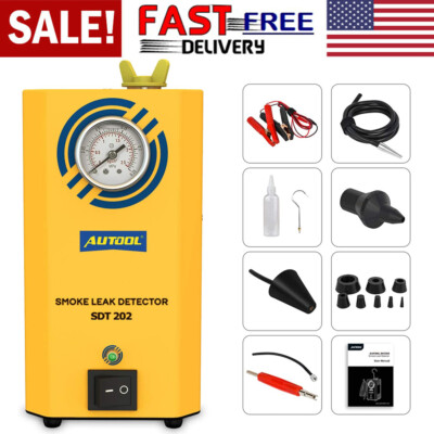 Car EVAP Smoke Machine Leak Detector Fuel Pipe Diagnostic Leak Detection Tester