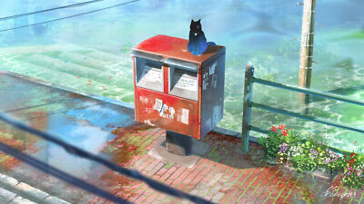 Anime Cat  Gaming Mat Desk 46775