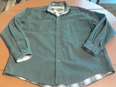 L L Bean Men S Barn Coat Outdoor Jacket Quilted Plaid Lined Green