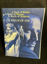 RARE ORSON WELLES TOUCH OF EVIL 2000 AD FLYER FOR VIDEO TAPE RE-RELEASE